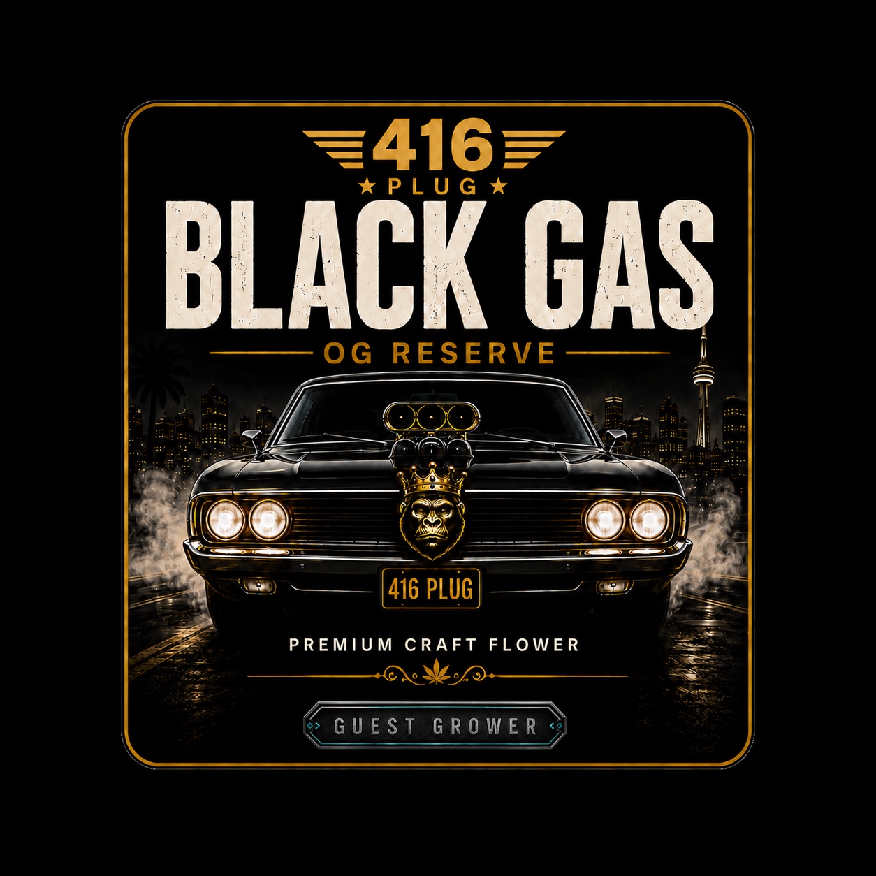 Black Gas flower