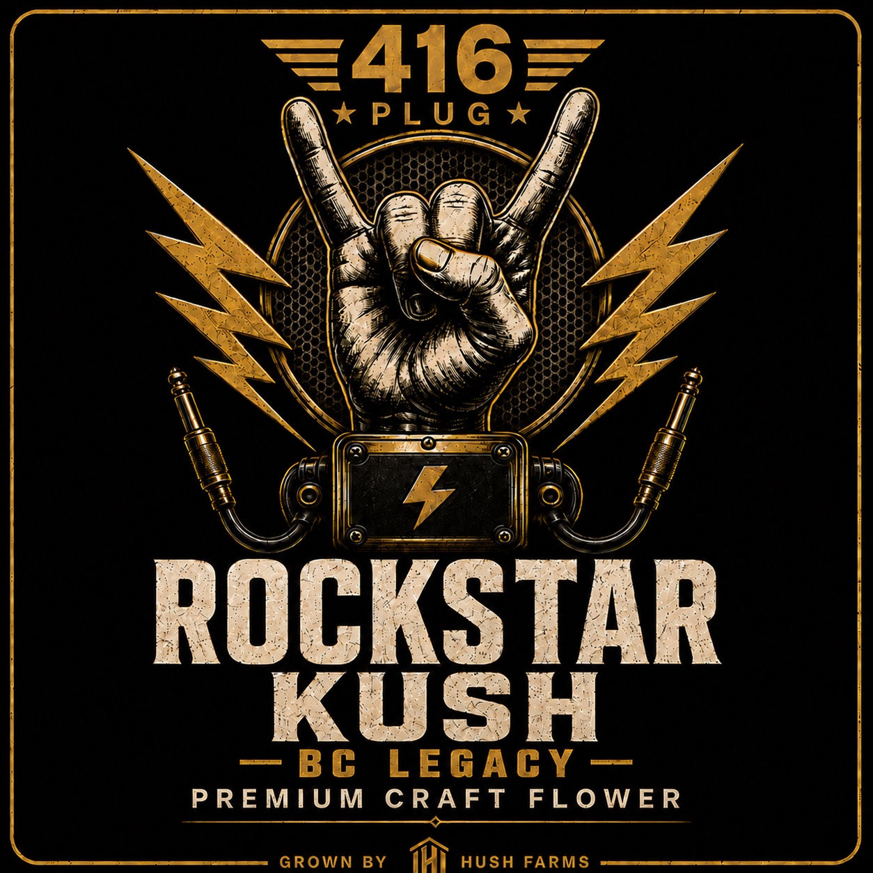 Rockstar Kush flower